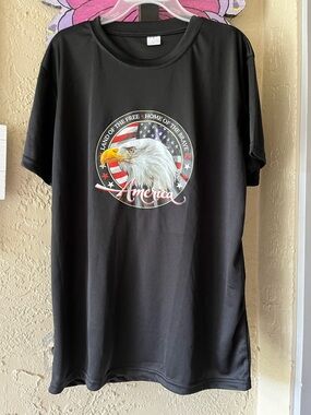 America Eagle Graphic Tee - Black